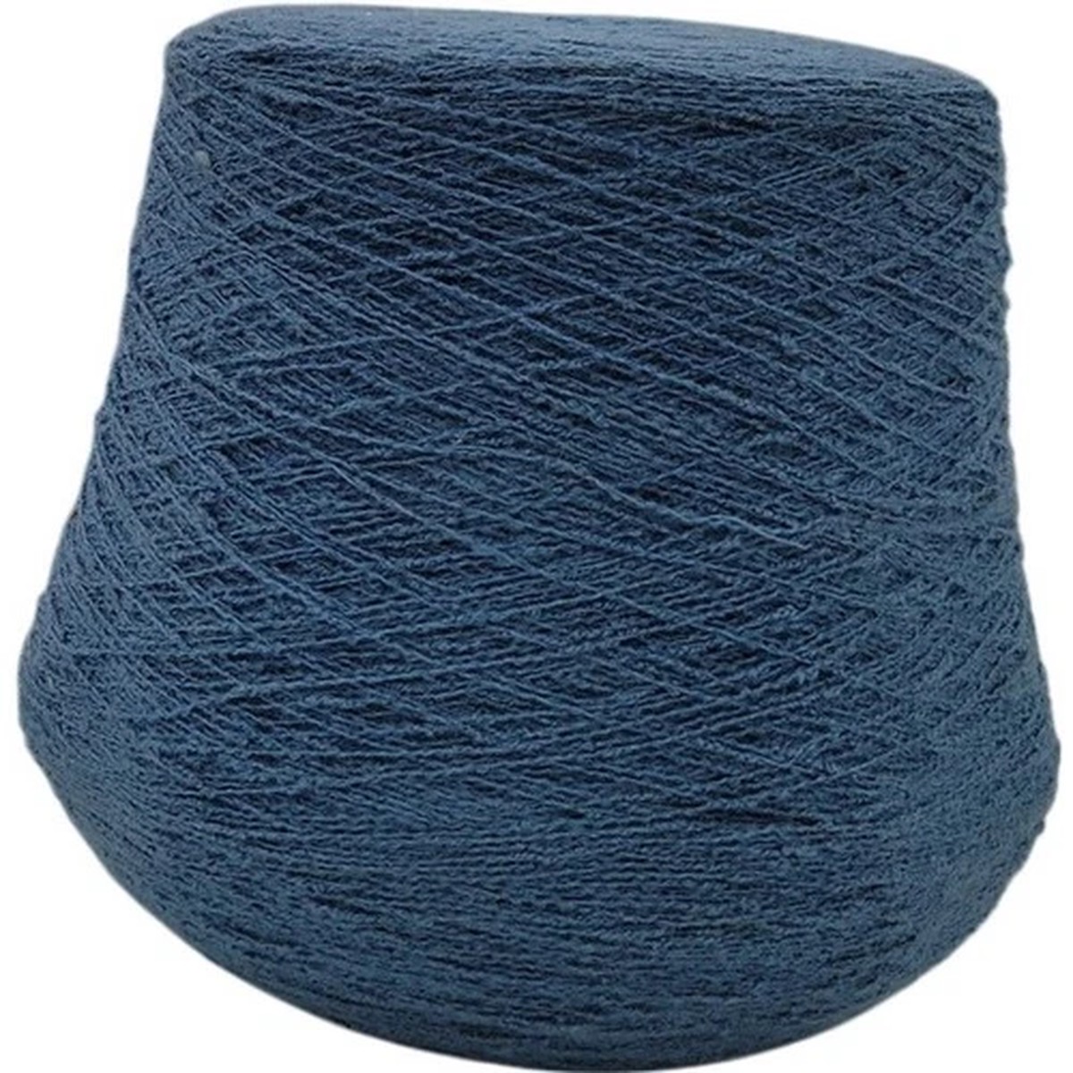Phoenix Dye Works Blue Yarn Cone Acrylic Wool Nylon Blend Vintage 1980s