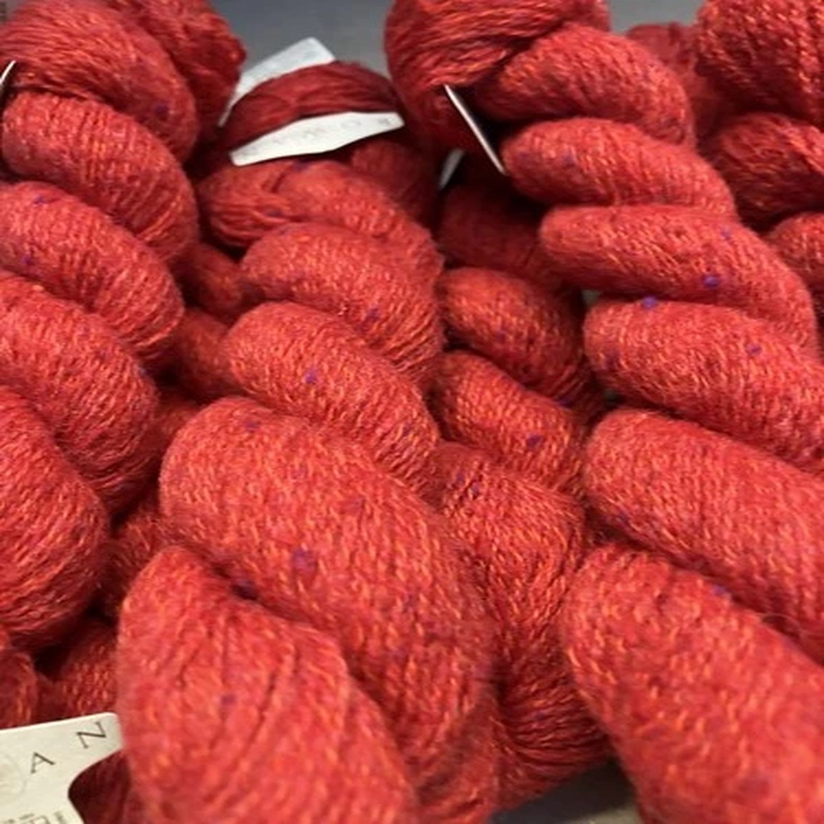 3 25g Skeins Rowan Rowanspun 4 Ply Fingering Yarn 162 Yards Color 724 Red