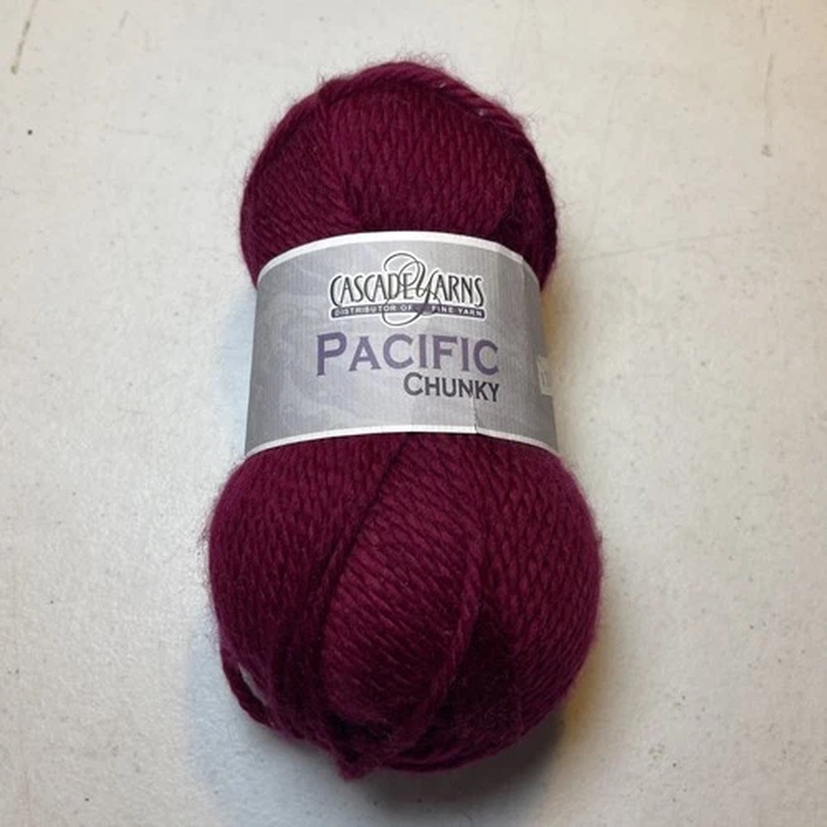 Cascade Yarn Pacific Chunky Acrylic/ Merino Wool 3.5oz - 120 Yards Maroon 53