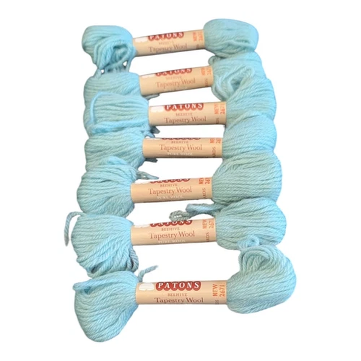 Paton Beehive Tapestry Wool Light Blue 2671 x 7 15 Yd Each Needlepoint