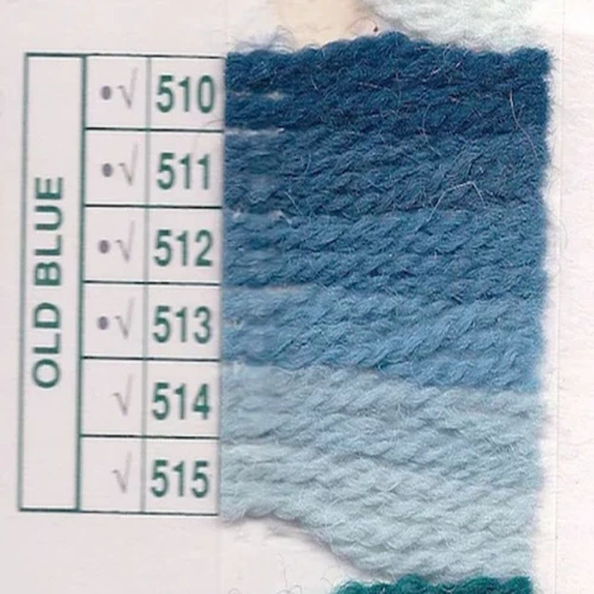 #512 Paternayan Wool 3ply Persian Yarn Needlepoint Crewel Old Blue Family Hank