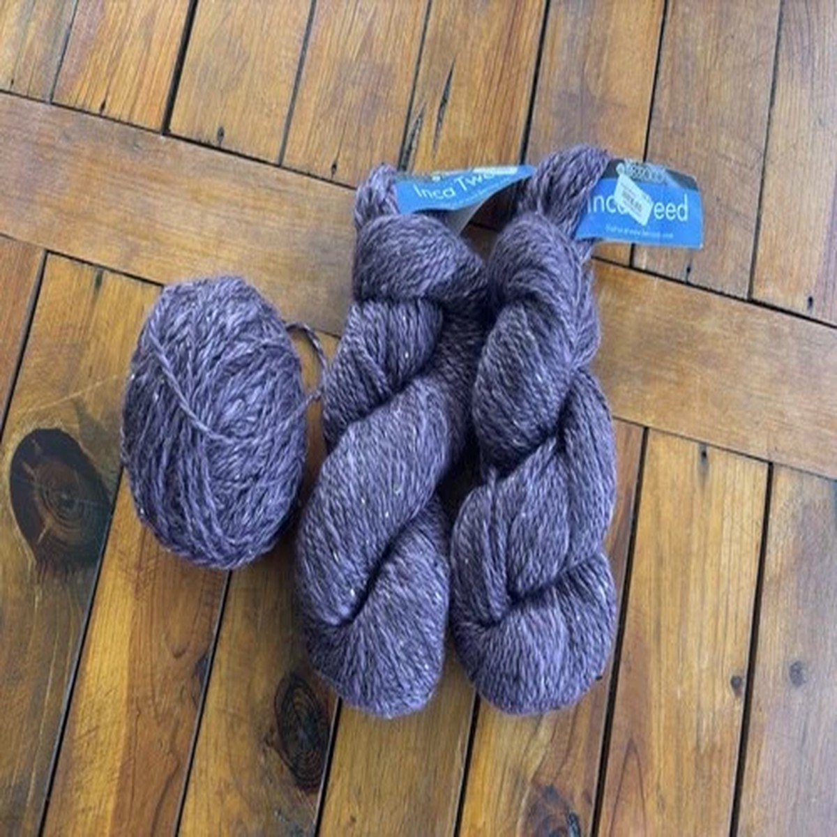 Berroco Inca Tweed Yarn 8924 Sapa Inca Purple 3 skeins