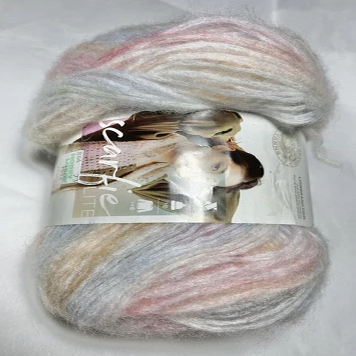 LION BRAND Yarn - SCARFIE LITE. 1skein . TARTAN. I Combine Ship.READ Detail