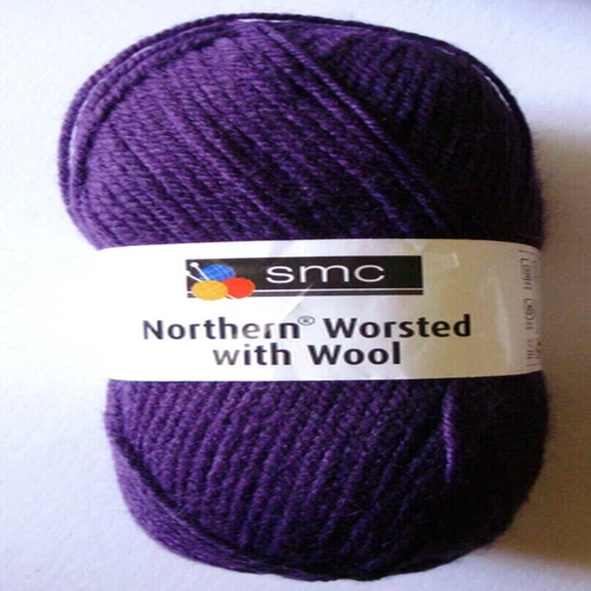 SMC Northern Worsted with Wool Yarn 218yds 75% Acrylic 25% Wool Royal Purple