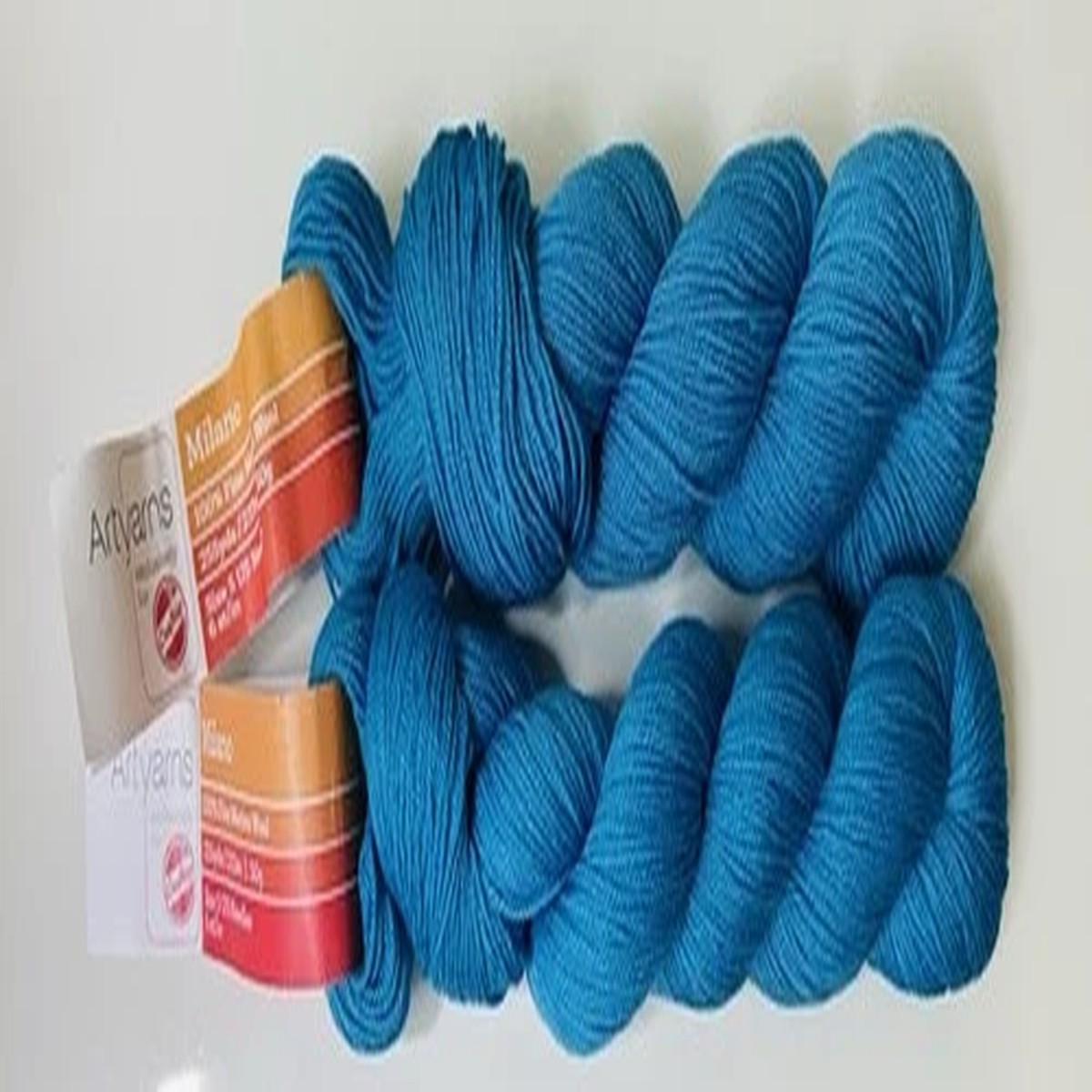 Two Skeins Artyarns Milano Yarn, 100% Fine Merino Wool, 255yd 50g Color #320