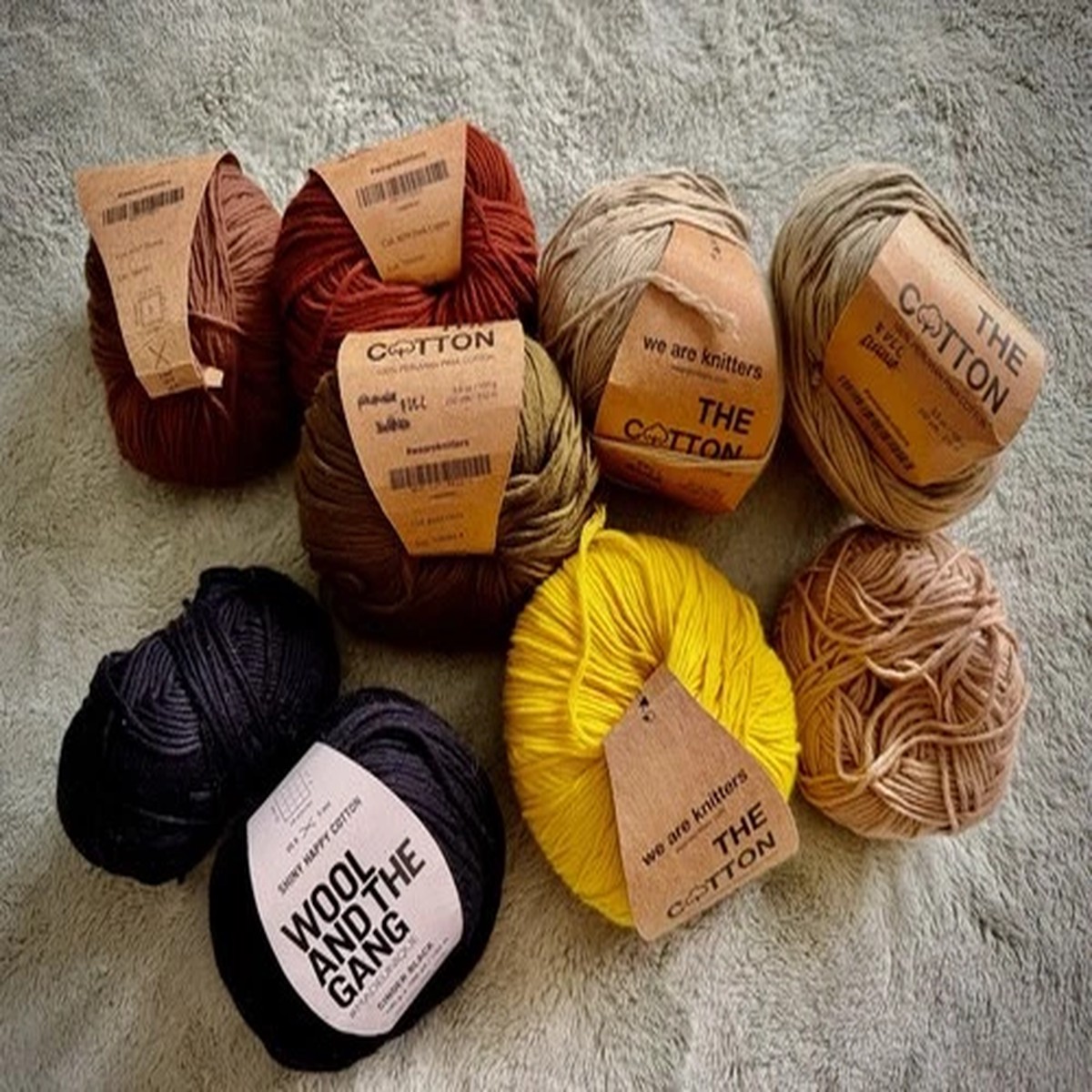 We Are Knitters The Cotton, Wool And The Gang Cotton, Mixed Colors, Leftovers