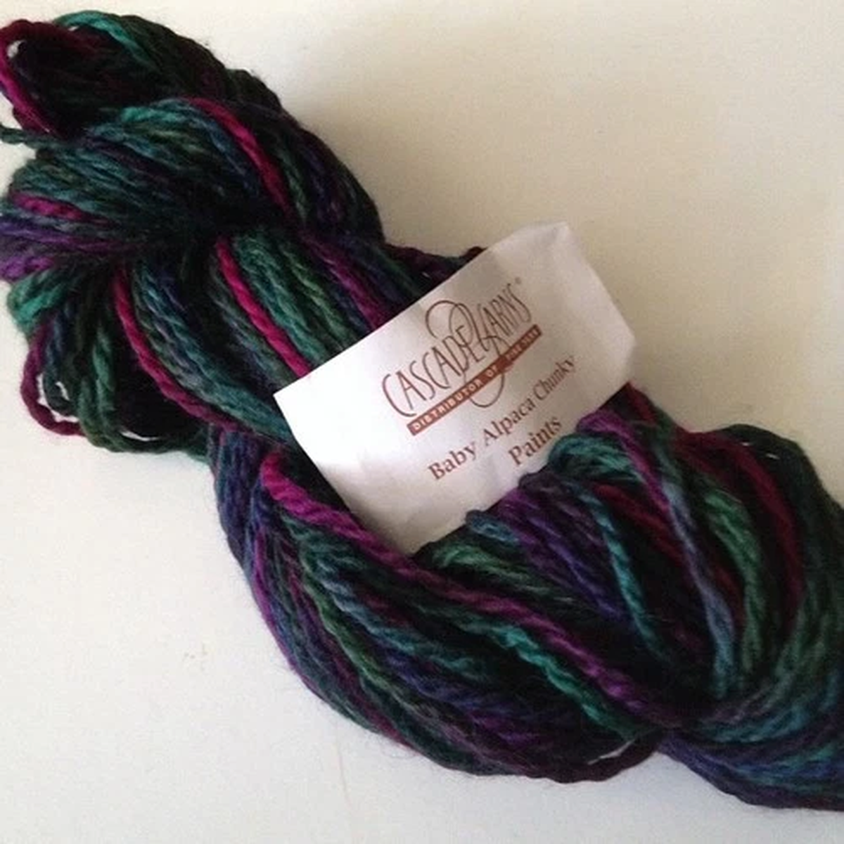 2 Skeins Cascade Yarns, Baby Alpaca Chunky Paints Londonderry