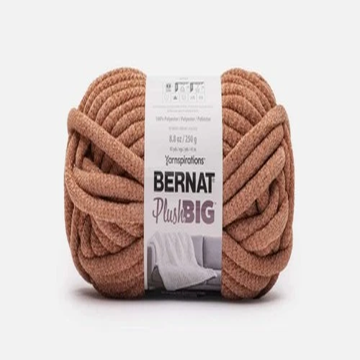 Bernat Plush Big Yarn 8.8oz "Caramel"