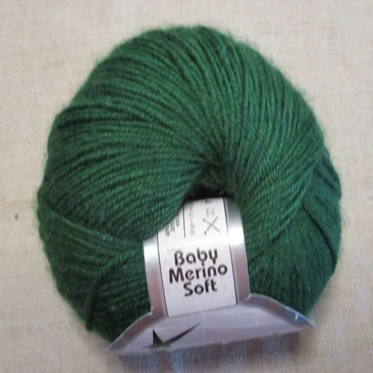 ICE Yarns, Baby Merino Soft, Green, 50 g, 175 m, Merino Wool, Polyamide, Acrylic