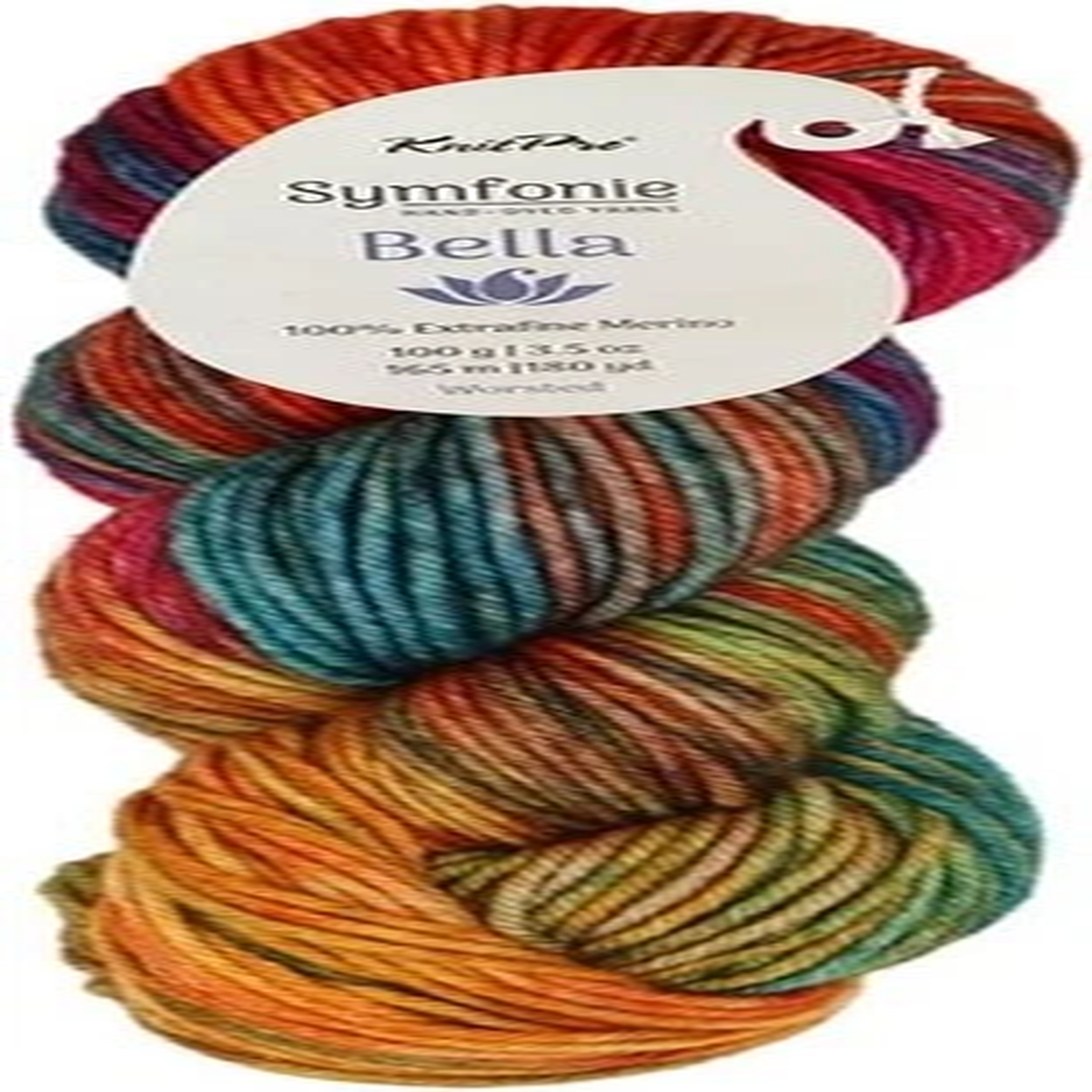 KnitPro Symfonie Premium Yarn 100% Extra Fine Merino Wool| Bella Dragon Vine