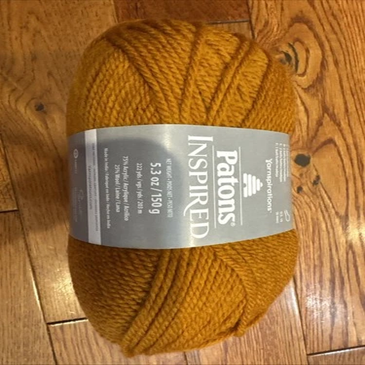 Patons Inspired Ginger 150g Wool Blend Knitting & Crochet Yarn