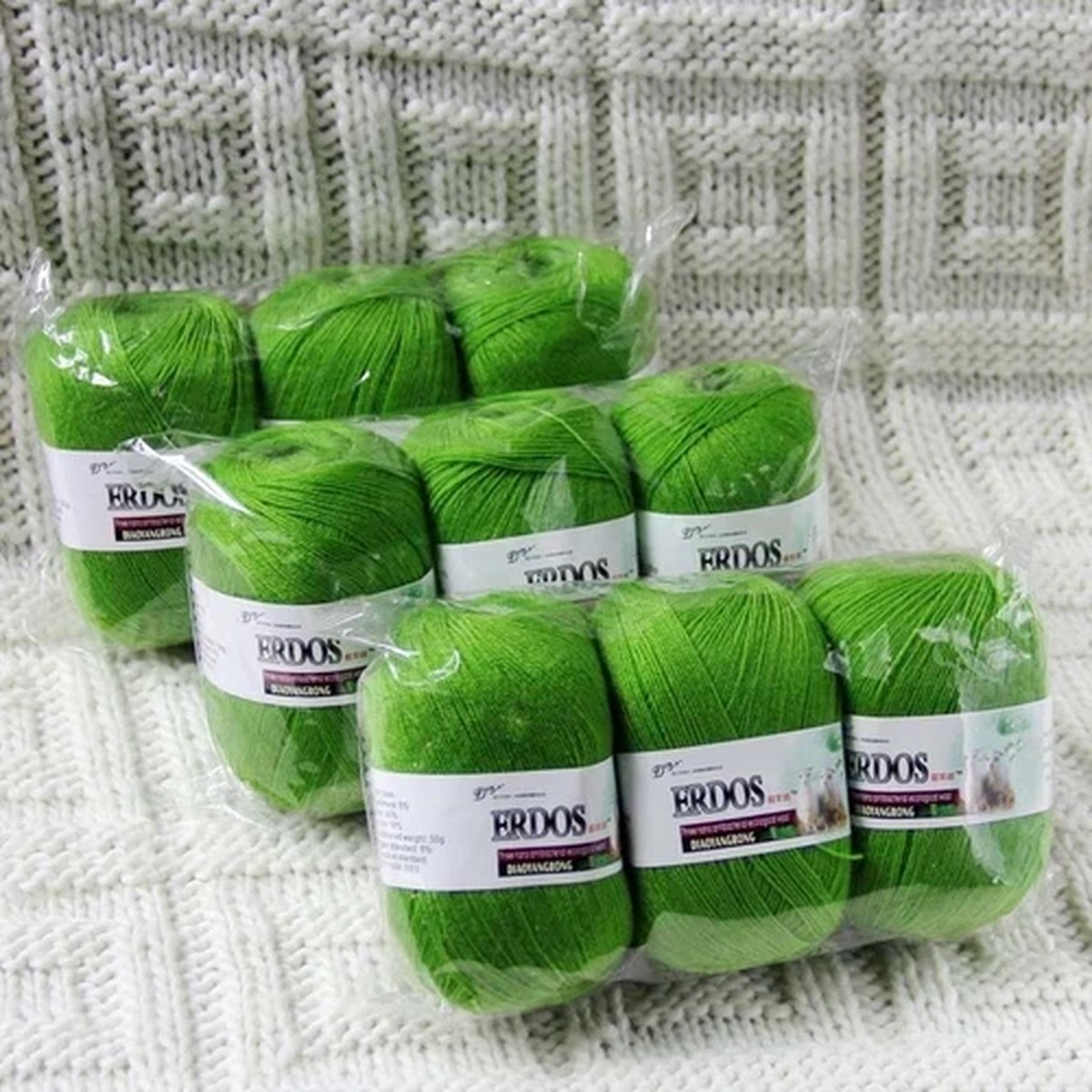Sale 9 Ballsx50gr LACE Rugs Acrylic Wool Cashmere Hand Crochet Knitting Yarn 934