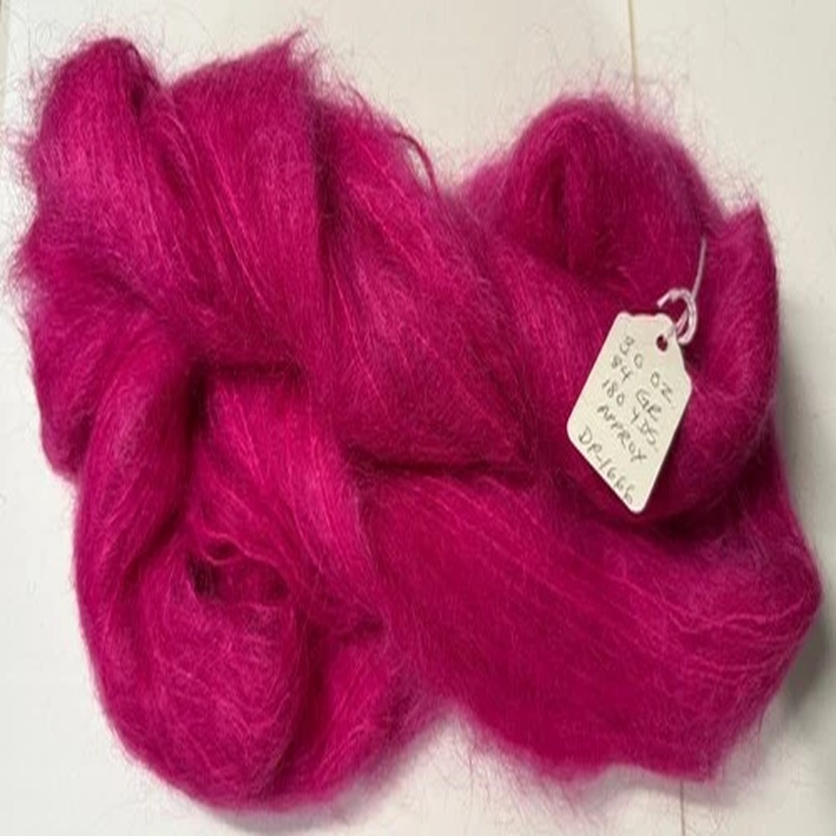 Unbranded Fuschia Mohair blend Yarn approx 180 yards Beautiful