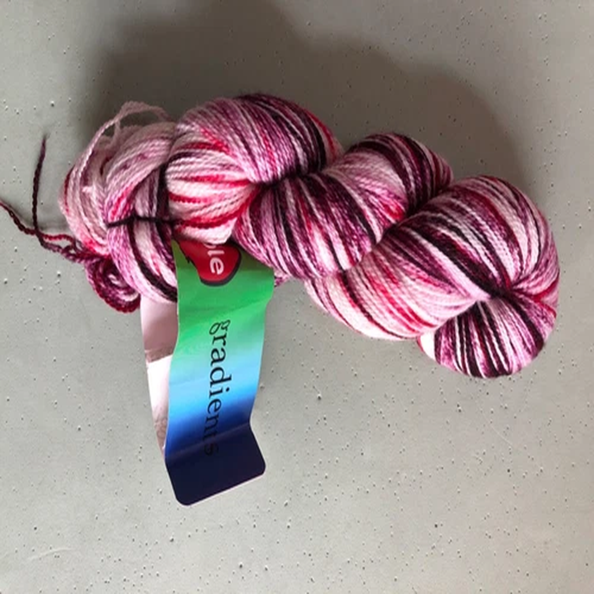 Crabapple Yarn, 100% superwash merino gradient