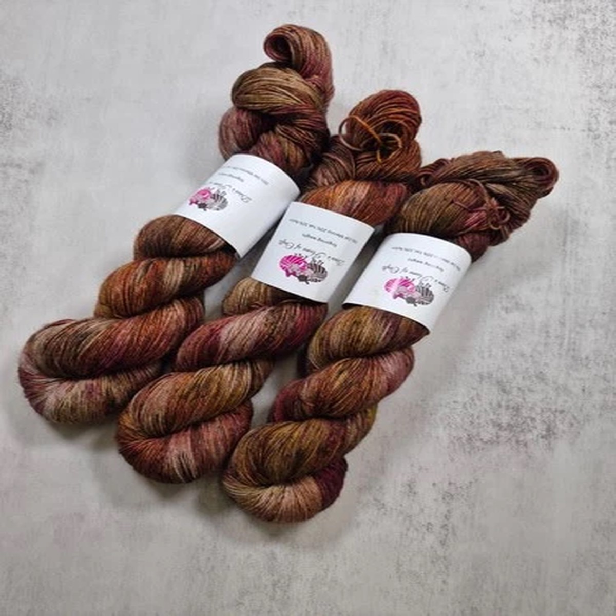 SW Merino Yak Nylon yarn, 4-ply, Fingering weight, 100g, HEARTLIGHT