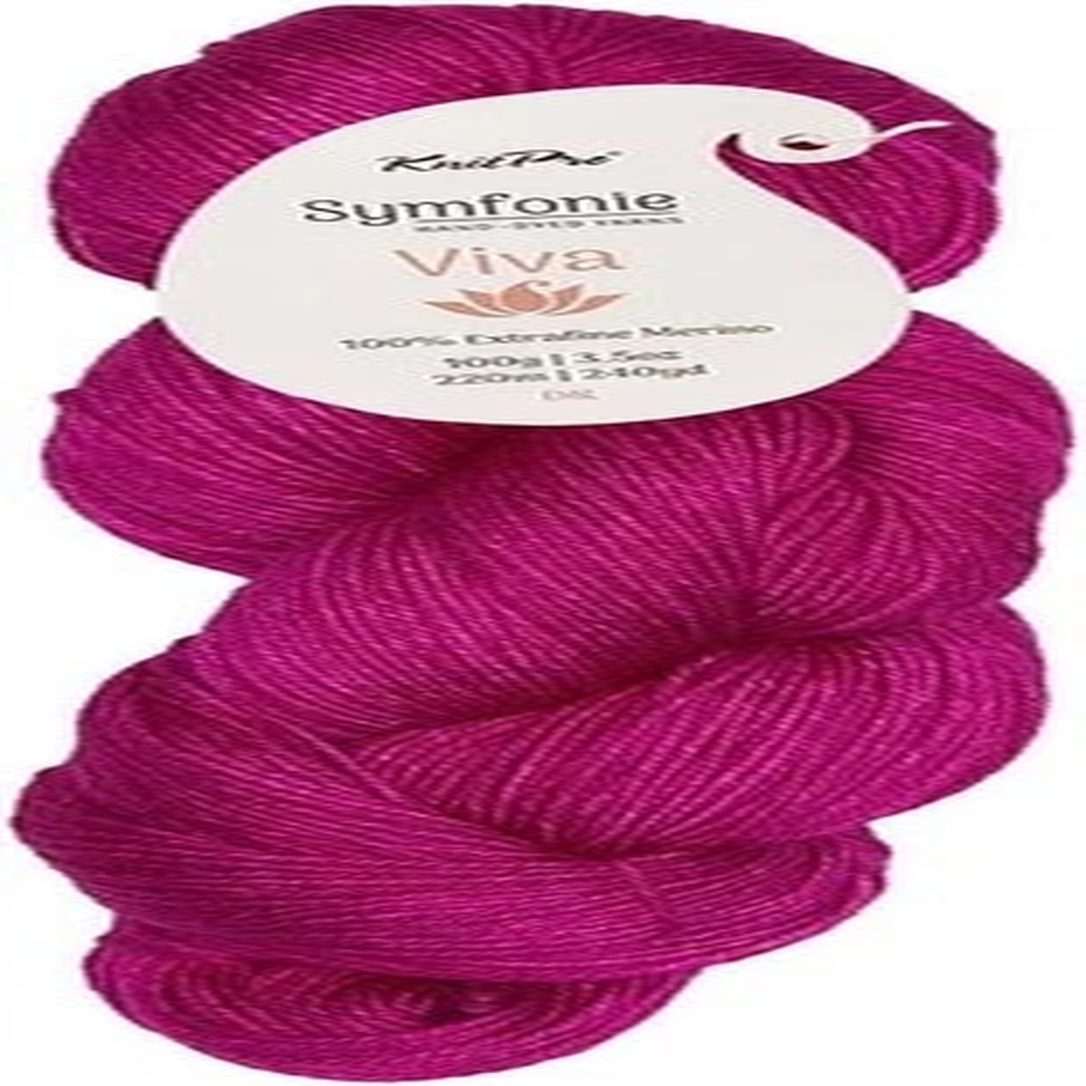 KnitPro Symfonie Premium Yarn 100% Extra Fine Merino Wool| Viva Pink Mauve