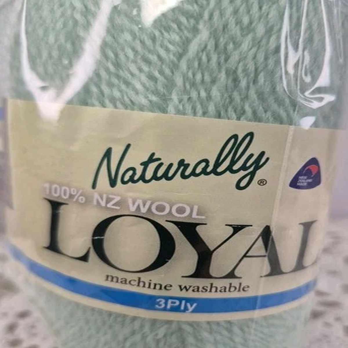 Naturally Loyal 100% New Zealand Wool 4X 50gm Balls Pale Green 3ply