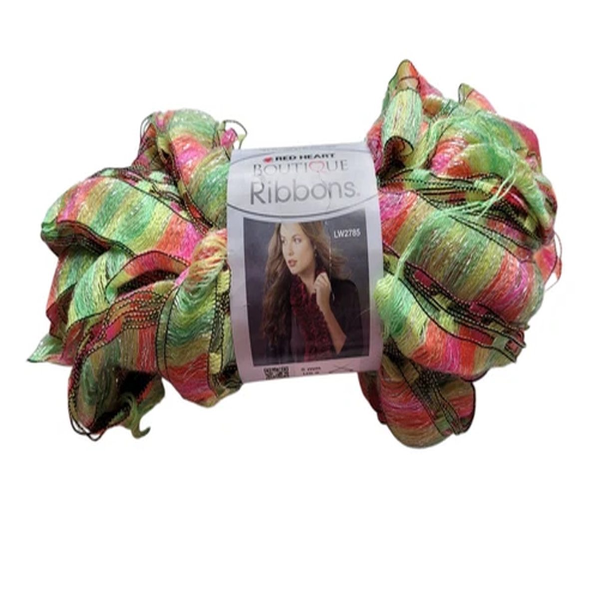 Red Heart Boutique Ribbons Fluorescent Knitting & Crochet Yarn 42 yds