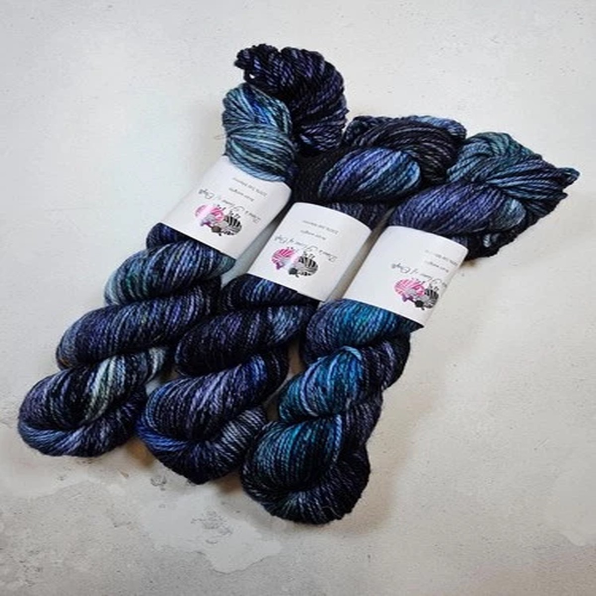 SW Merino yarn, Aran weight, 100 g, STORM WHISPER