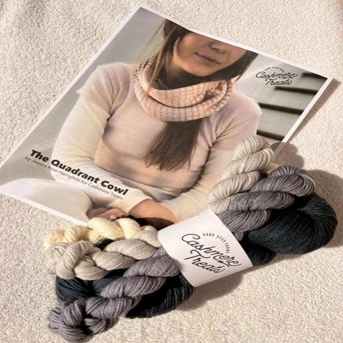 The Quadrant Cowl kit from Cashmere Treats- 30% Off!