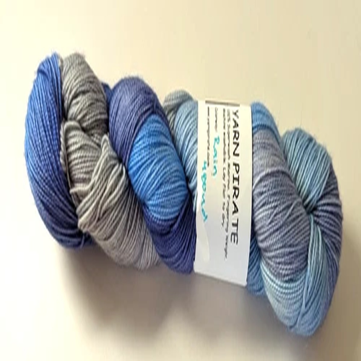 Yarn Pirate - Hand Painted 4 oz/ 480 yd Fingering Rain 100% Superwash Merino DO