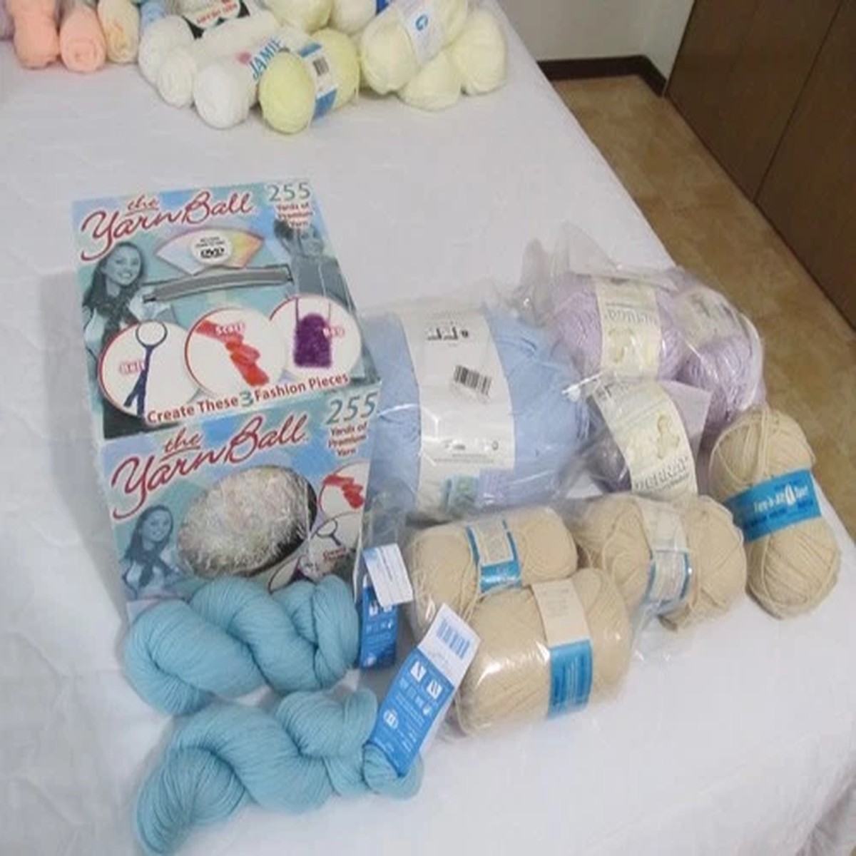 Bernat Baby Yarn Mix, Bernat Baby Coordinates 13Oz. Wintuk Orlon Sport 7Oz.