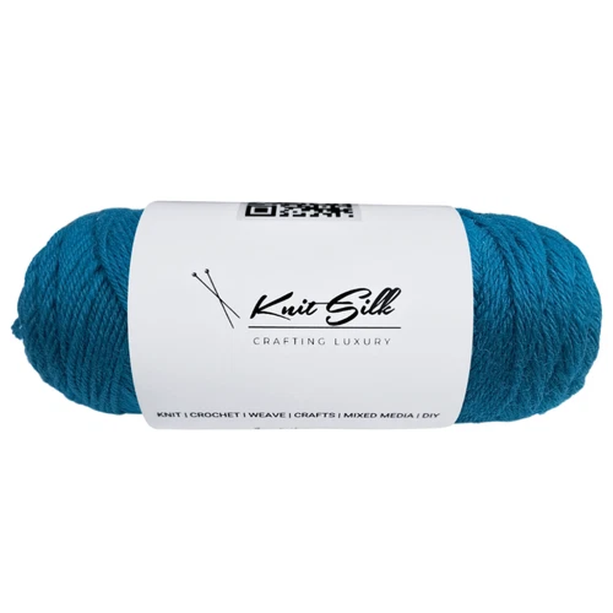 Knitsilk 100% merino wool yarn pack of 5 ,Blue, 500gm, 200+ yards per skein