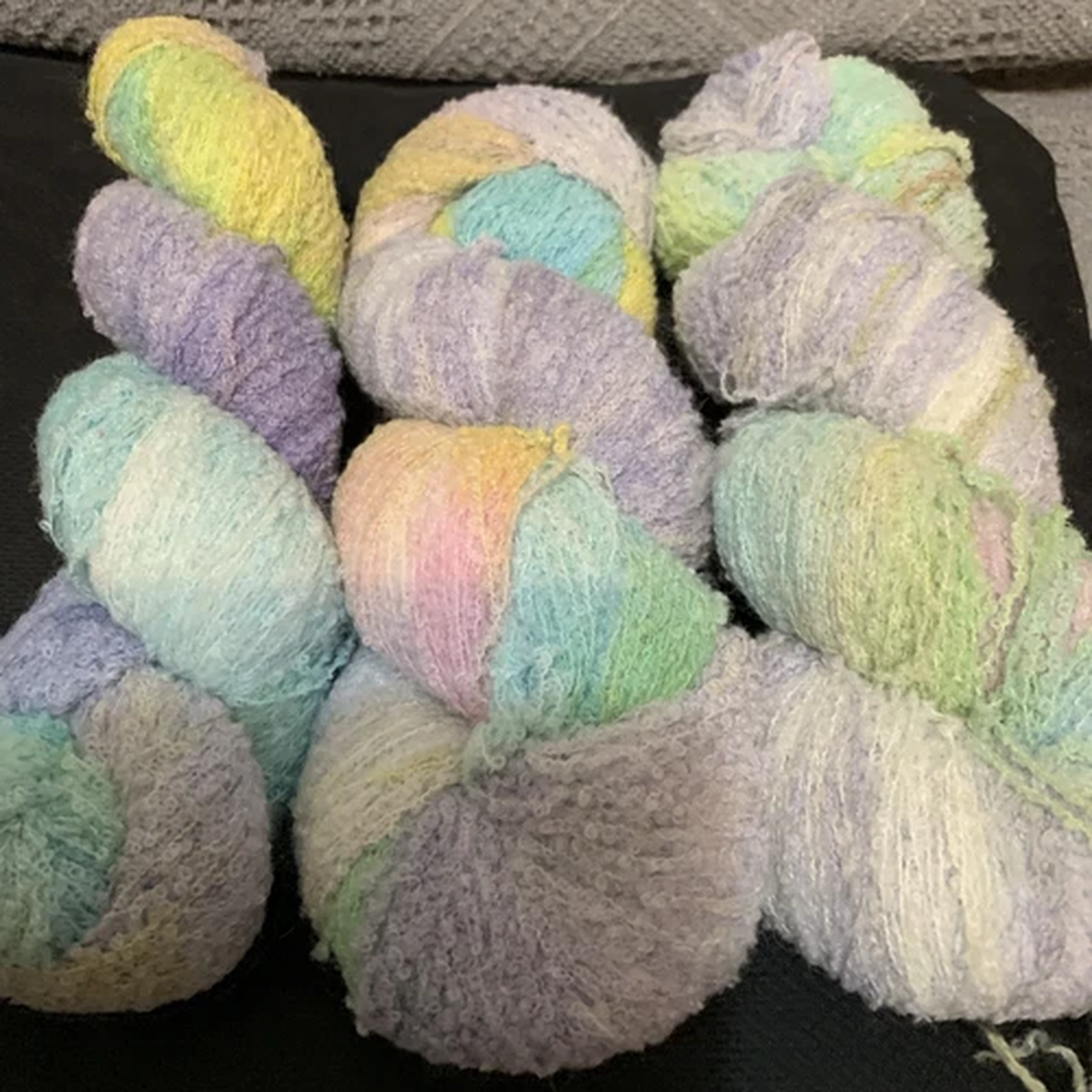 alpaca wool blend loop yarn hank 3* 50g (#M619)