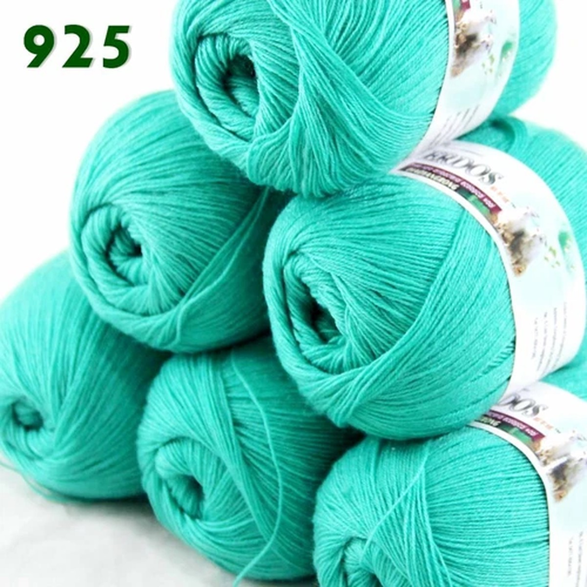 Sale 6 Ballsx50gr LACE Acrylic Wool Cashmere Rugs Hand Crocheted Yarn 25
