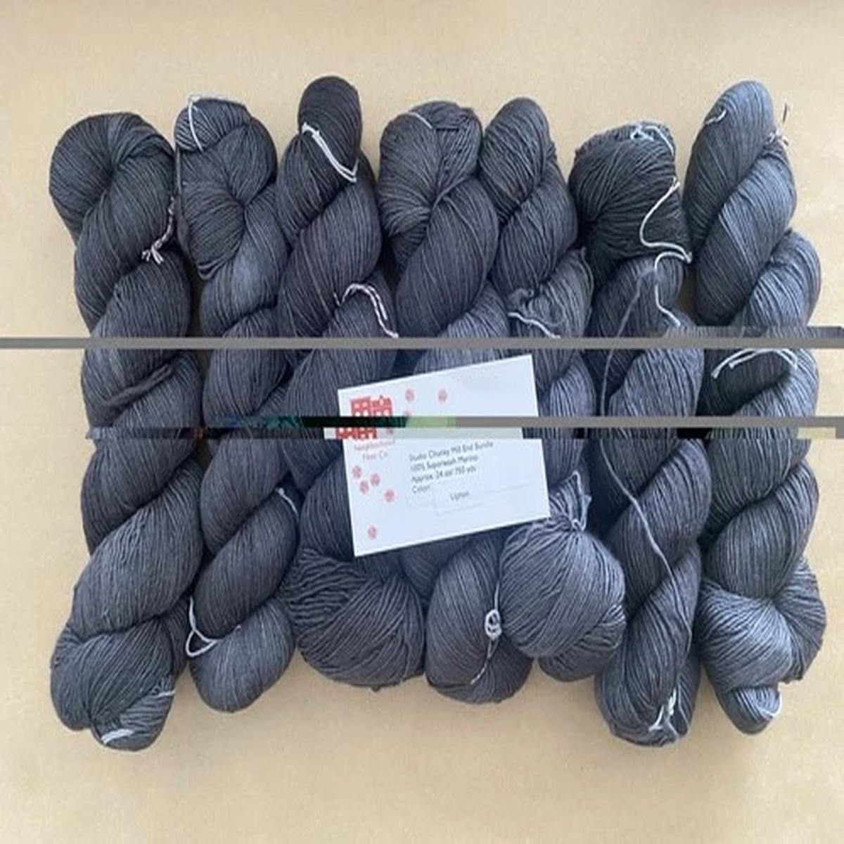 LOT ~ Neighborhood Fiber Co Rustic Fingering ~ 24 oz