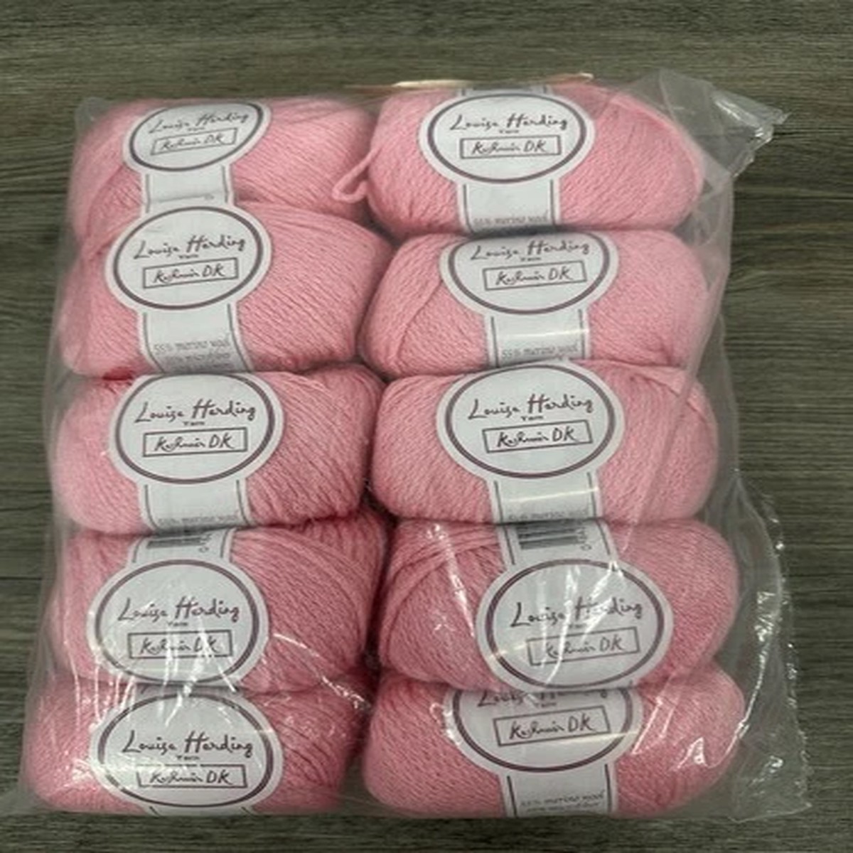 Louisa harding Kashmir DK yarn lot Of 12 Skeins Merino Wool Cashmere Pink New