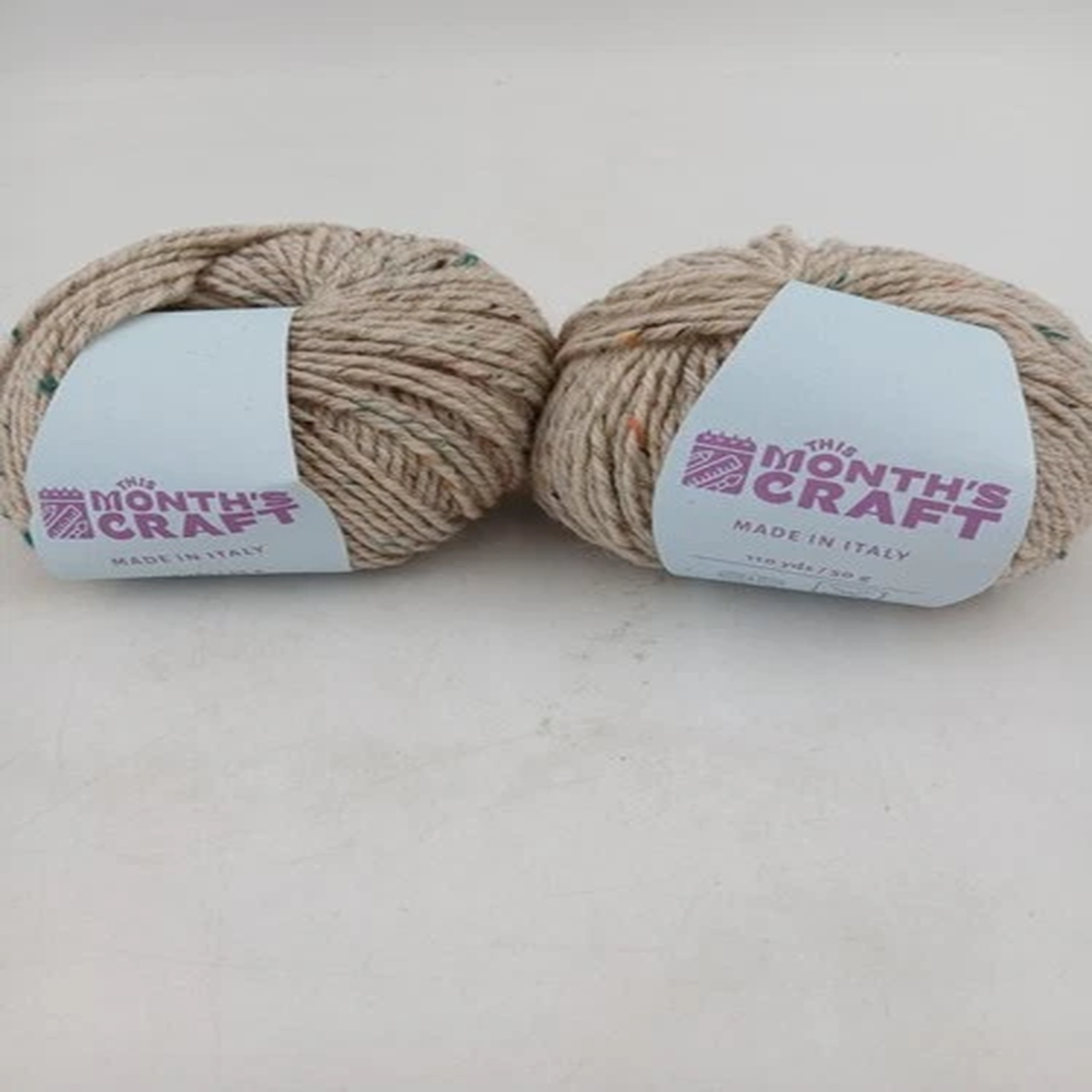 This Months Craft Yarn Medium Weight Merino Wool Lot Made in Italy Woodland