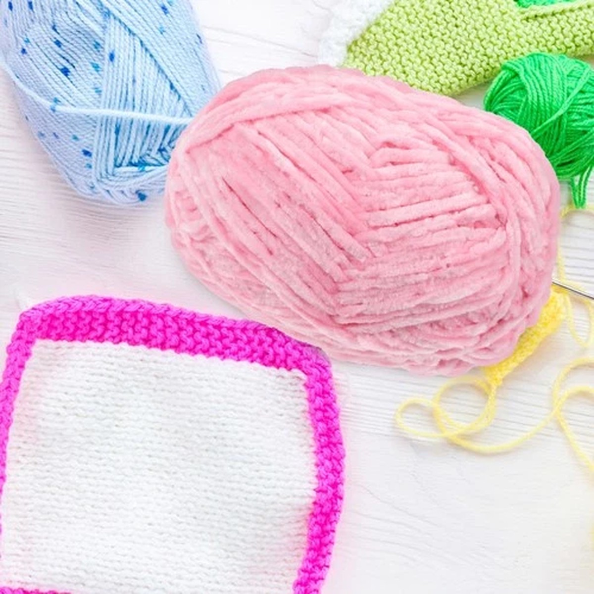 Hand Knitting Wool Yarn Roll Soft Wool Yarn For Crochet Craft