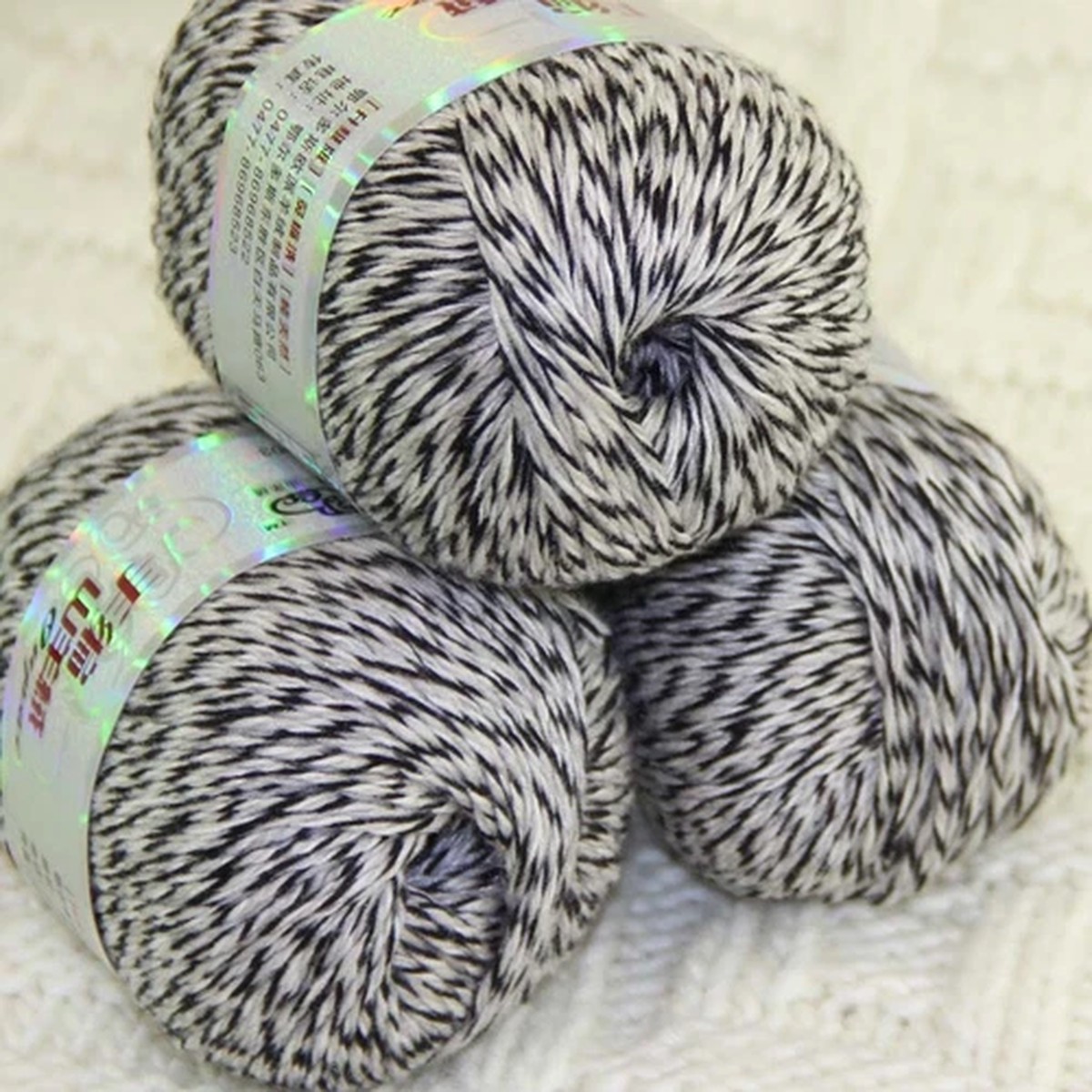 New Sale Soft 3 Skeins x50g Pure Cashmere Blankets Hand DIY Knit Wool Yarn 40