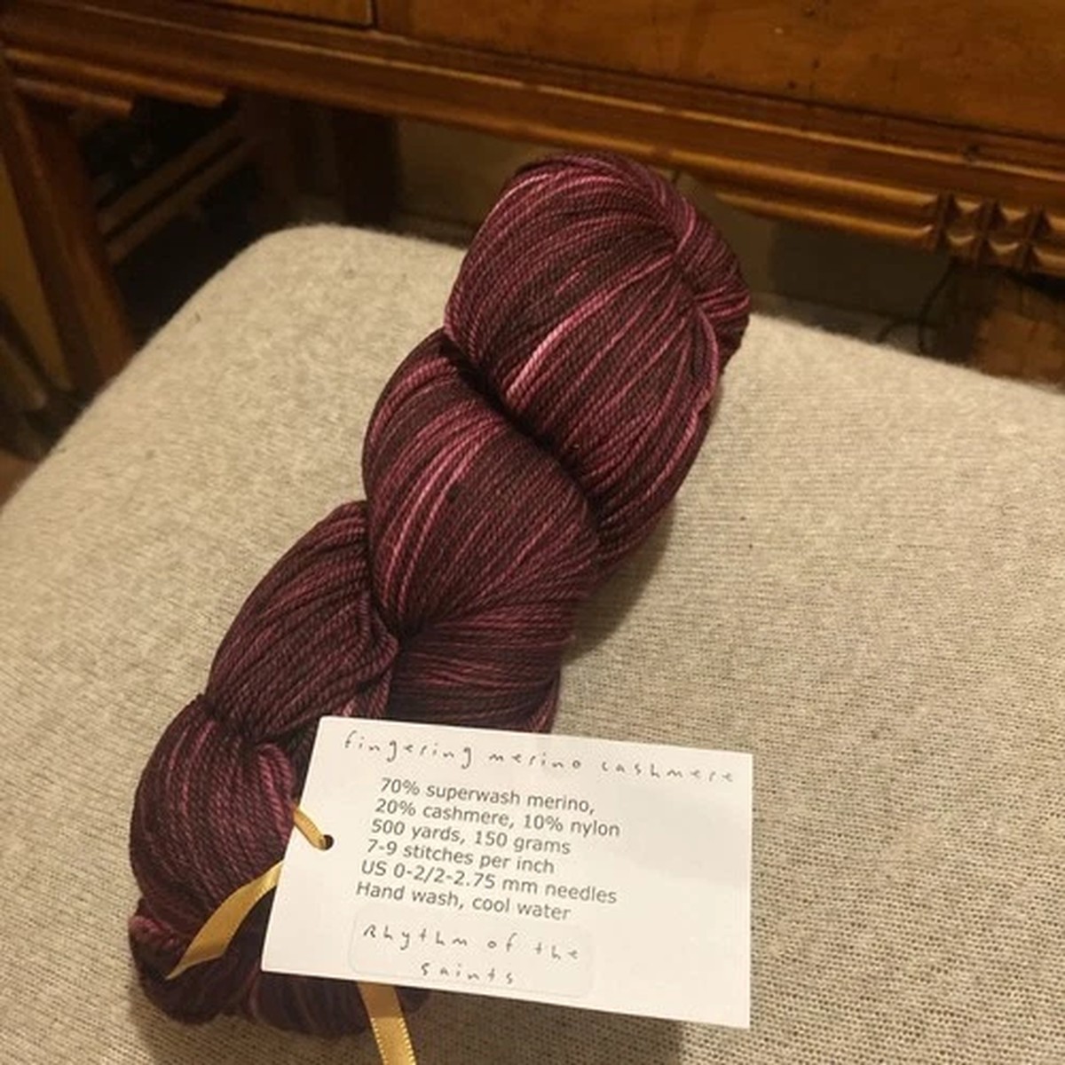 Sundara Yarn rhythm Of The Saints Fingering Merino Cashmere 500 Yards