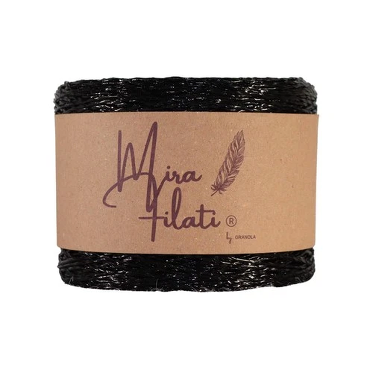 Mira Filati Metallic Yarn for Crochet and Knitting, 350 Yard/250gr, Flatt Yarn