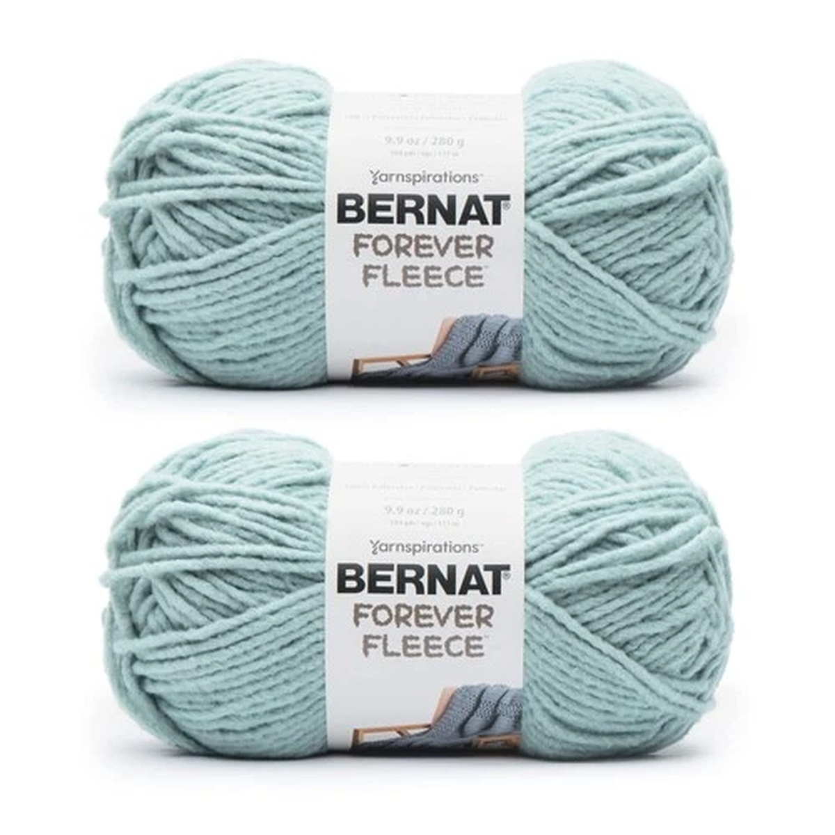 Bernat Forever Fleece Yarn 2 Pack Super Bulky 100 Polyester Craft Projects