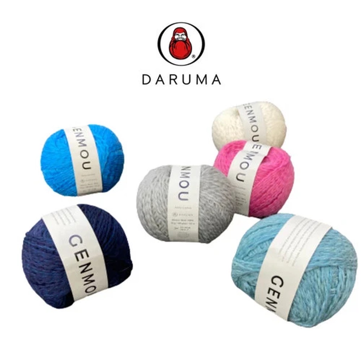DARUMA Genmou Yarn - Choose Colours