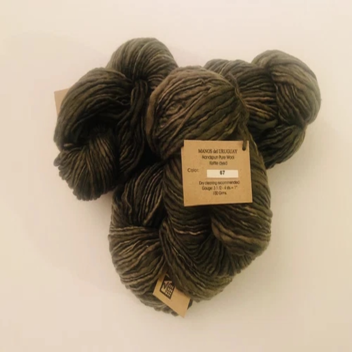 RARE COLOR: LOT of 4 Hanks Manos del Uruguay Yarn Wool Clasica Color #67