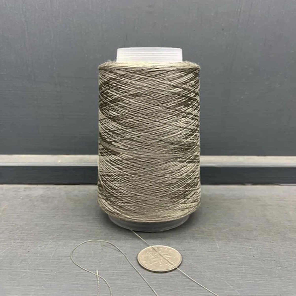 100G TAUPE COLOUR 2/80NM 100% VERY FINE SILK YARN BRONZE