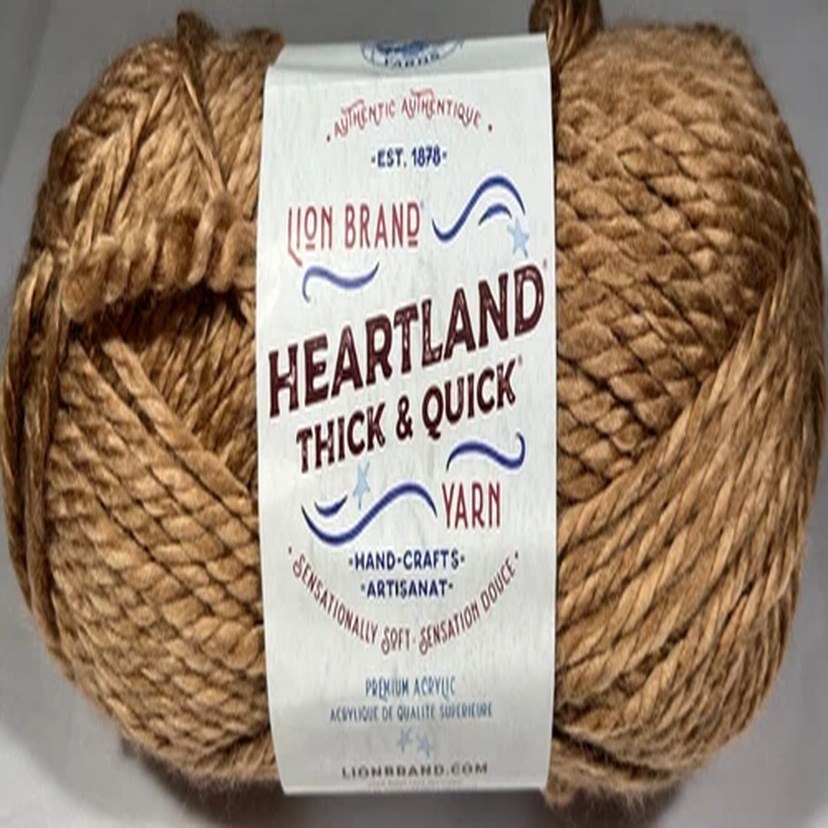 Lion Brand Heartland Thick & Quick Yarn, 124 Yd., 5 oz. - CHOOSE COLOR!
