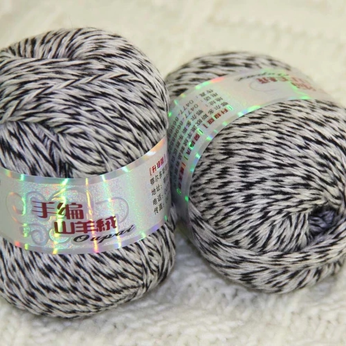 New Sale Soft 2 Skeins x50g Pure Cashmere Blankets Hand DIY Knit Wool Yarn 40