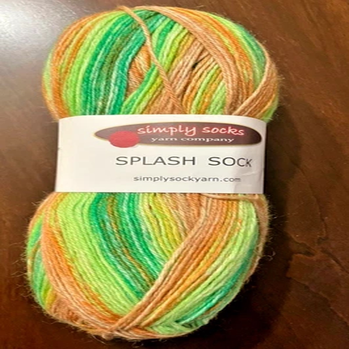 Simply Socks Yarn Splash Sock Yarn 440 Yard Color 1331 Dye Lot 2408