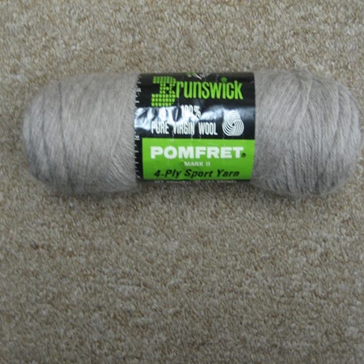 Vintage Brunswick 4 Ply 100% Virgin Wool Powery Mark II - 2oz.