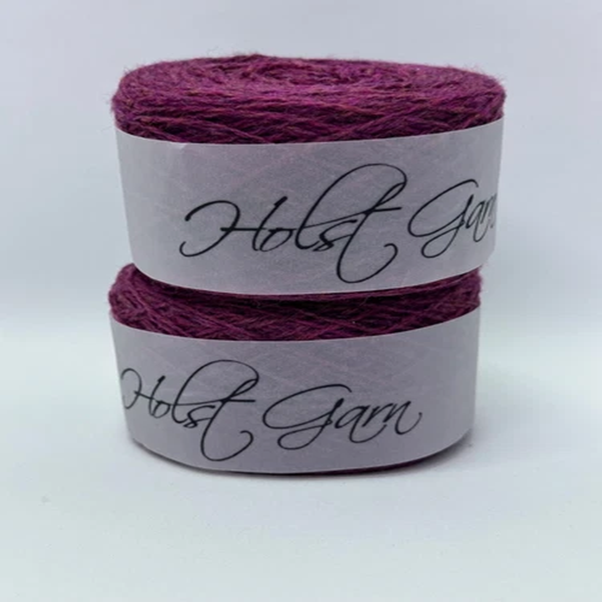 Lot of 2 Holst Garn Coast - Cranberry - 2 Rolls 50g/314 Yards Ea. Roll 100% Wool