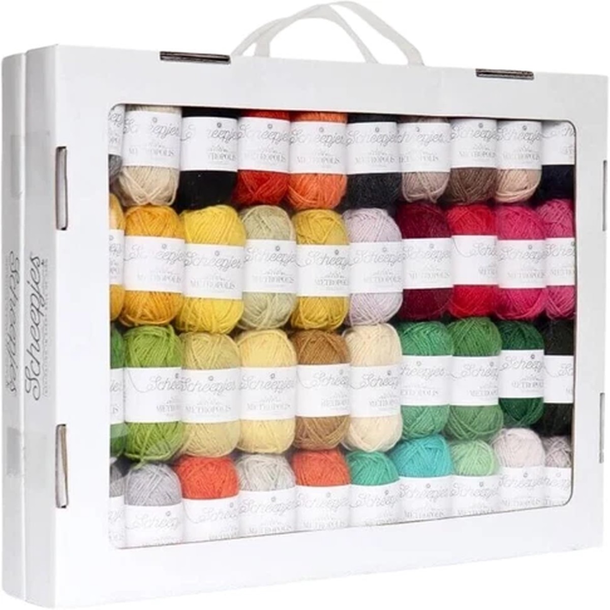 Metropolis Colour Pack 80x10g - Premium Versatile Yarn for Crafting Fun