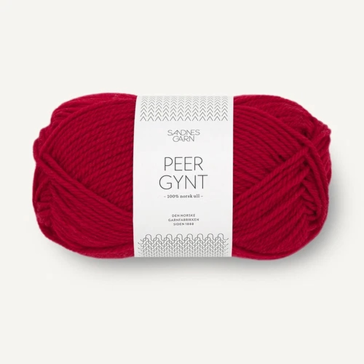 Peer Gynt By Sandnes Garn - Red (4228) - 50 G / Approx. 91 M Wool
