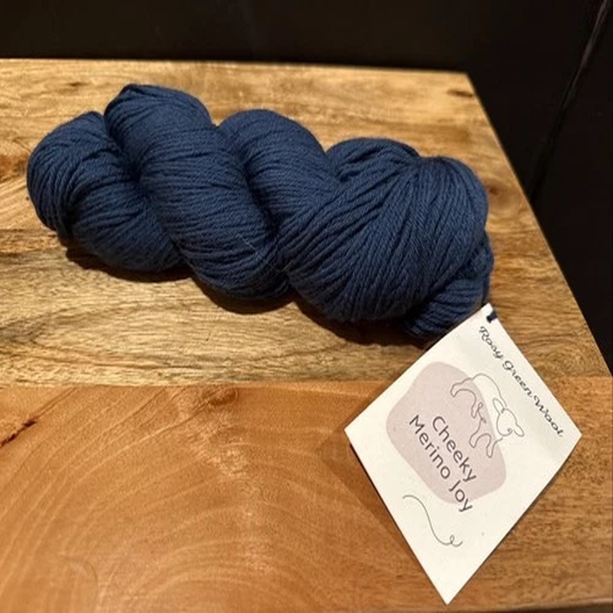 Rosy Green Wool Cheeky Merino Joy Yarn 100g/350yd Night Sky Blue