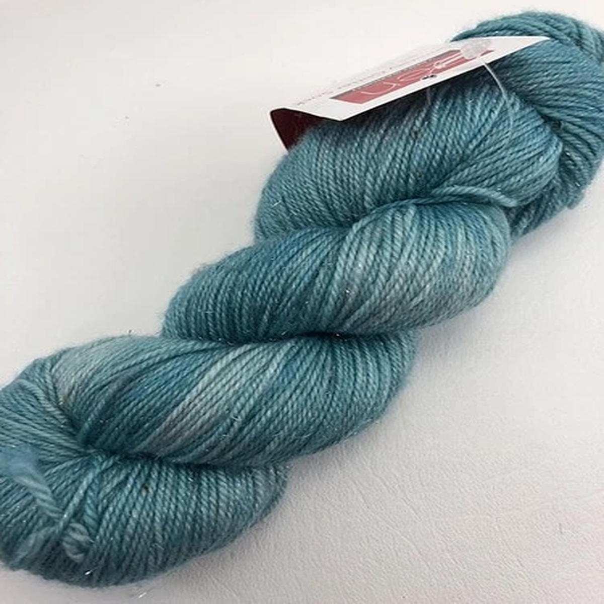 Zen Yarn Garden Serenity 20 Frosted Teal Fingering Superwash Hand Dyed Cashmere