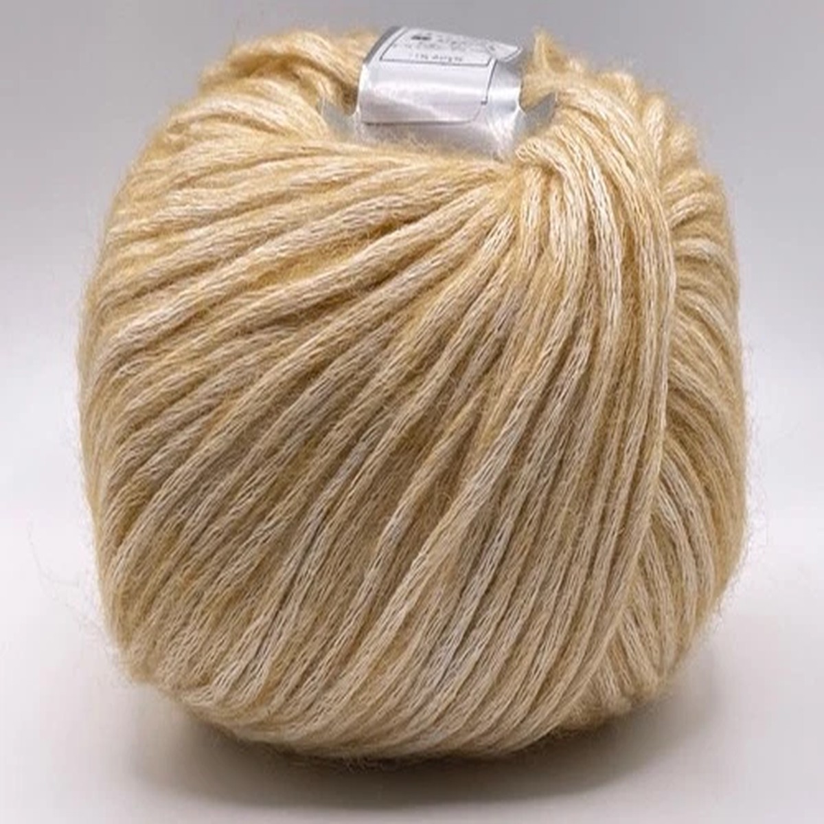 Beige Cream Rock N Cotton Yarn 84538 Ice Yarns Worsted Cotton Wool Blend 50g 92y